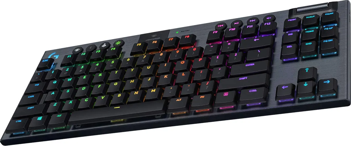Logitech G915 TKL tastiera gaming wireless switch tattili