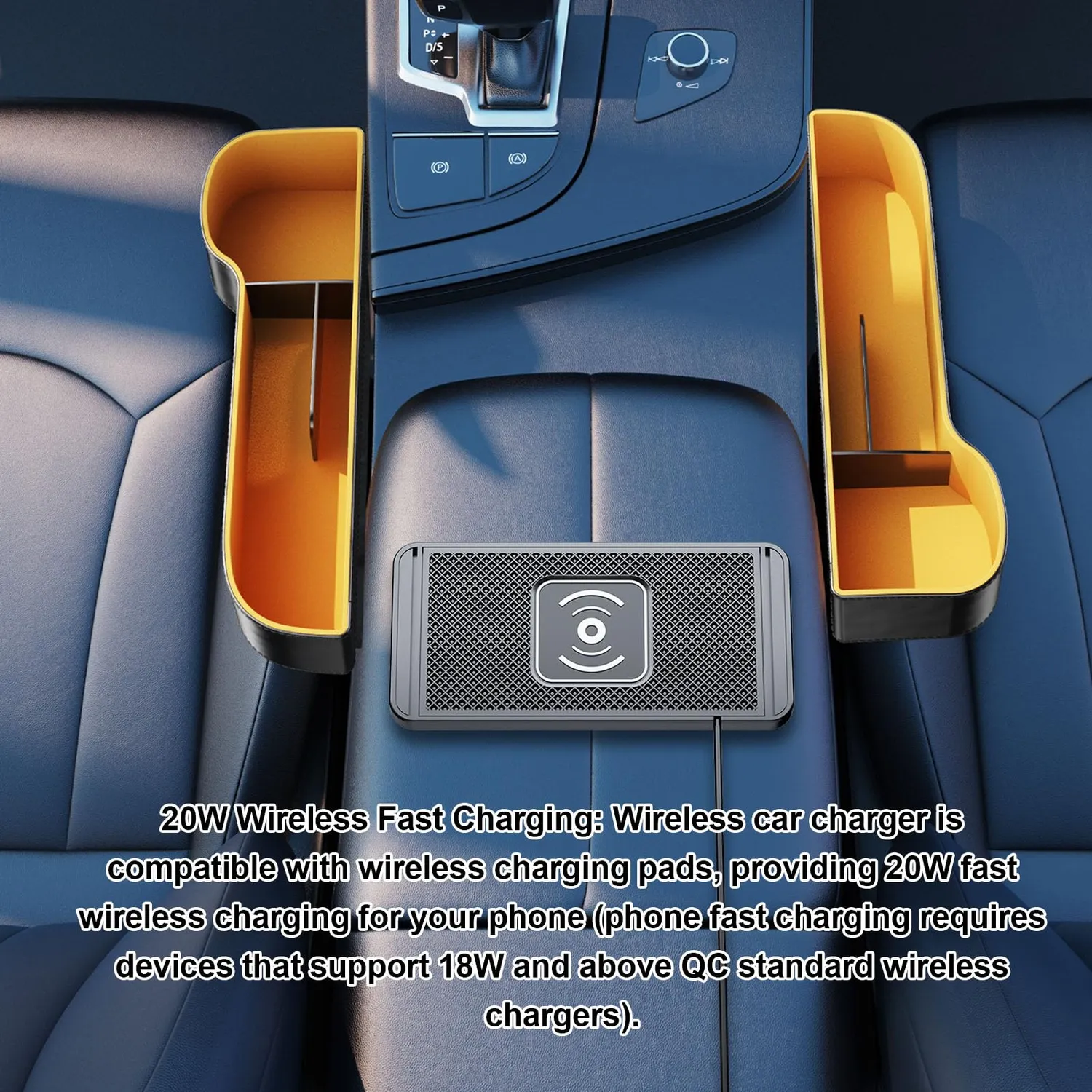 Zunate Tappetino Ricarica Wireless Auto 20W magnetico ritagliabile