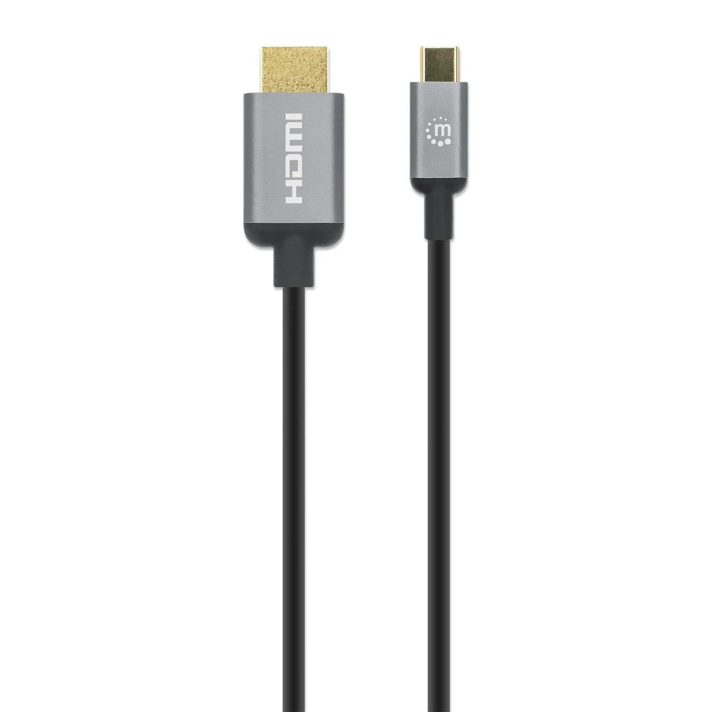 Manhattan USB-C HDMI cavo adattatore 2m 4K nero