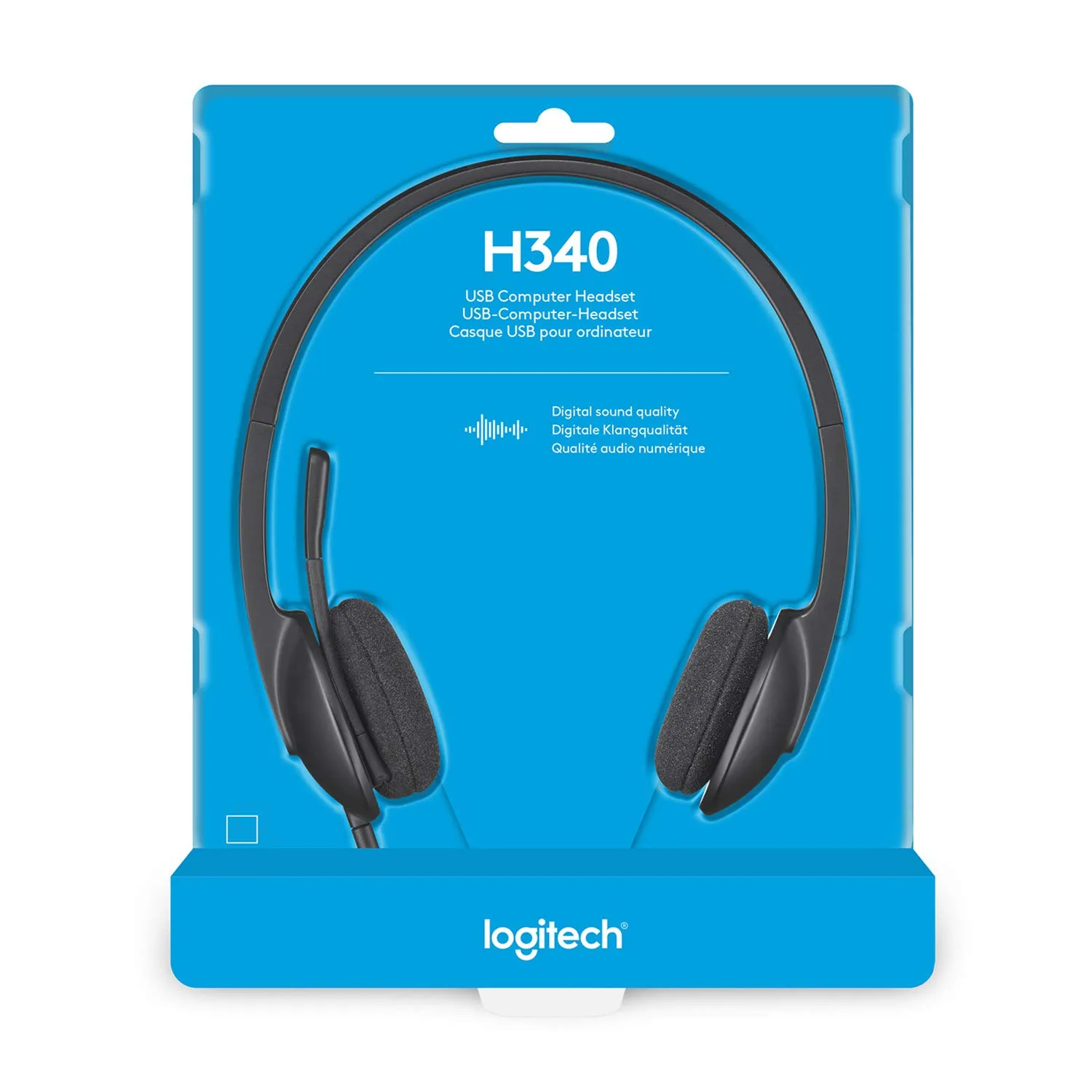 Logitech H340 Cuffie Cablate USB One Size con microfono