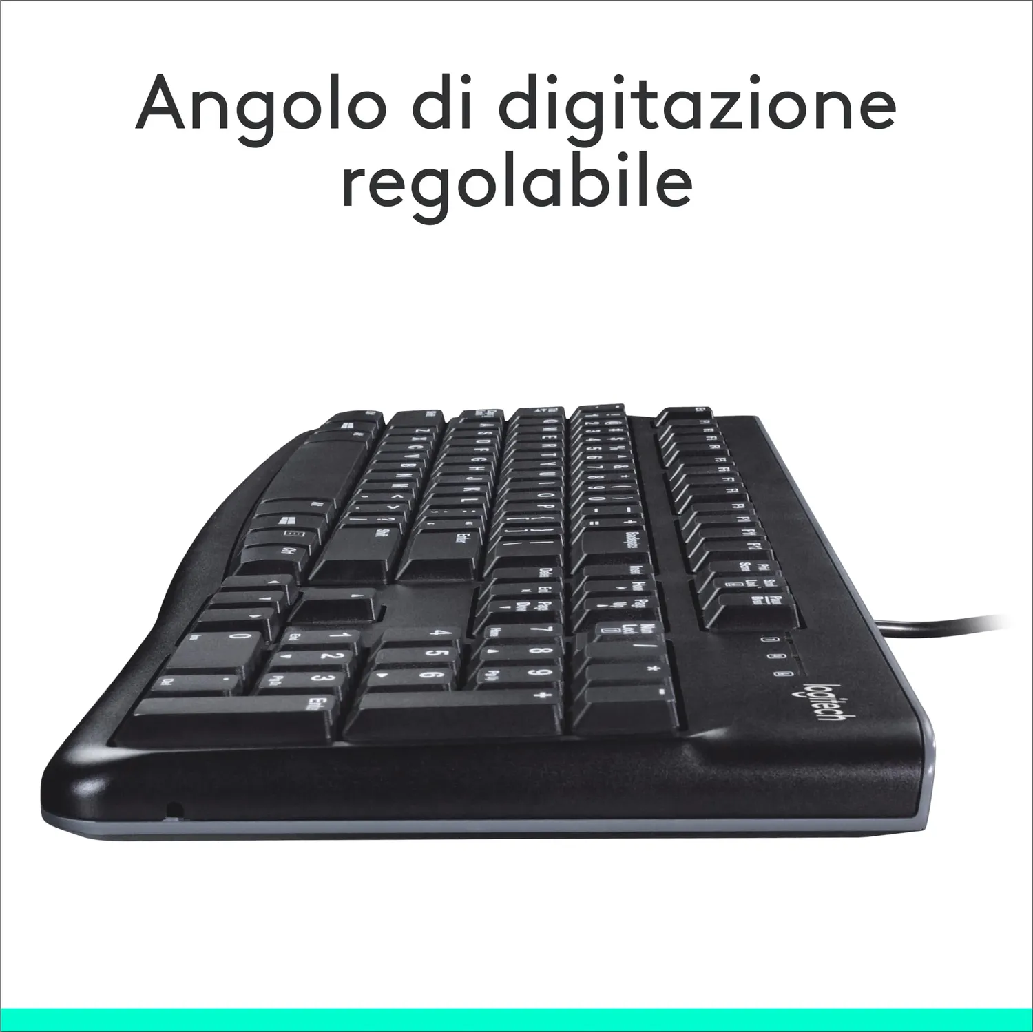 Logitech K120 tastiera cablata USB ITA QWERTY silenziosa
