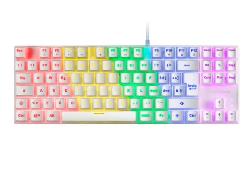 Mars Gaming MK80 tastiera gaming TKL bianca switch brown