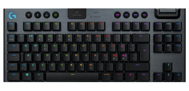 Logitech G915 TKL tastiera gaming wireless switch tattili