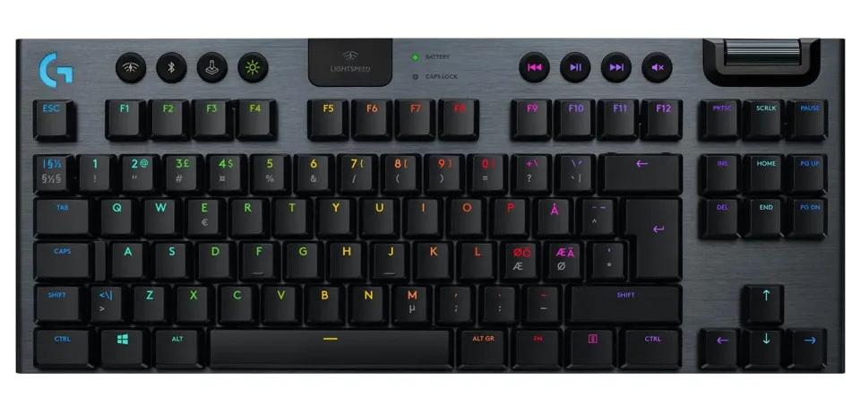 Logitech G915 TKL tastiera gaming wireless switch tattili
