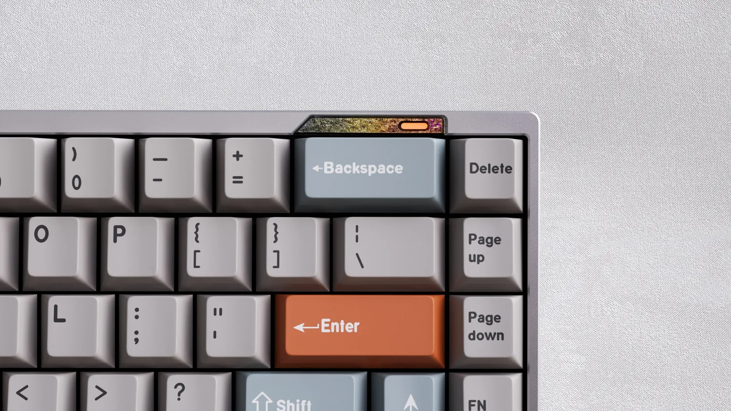 LUMINKEY65 tastiera Ano-Black wireless gasket