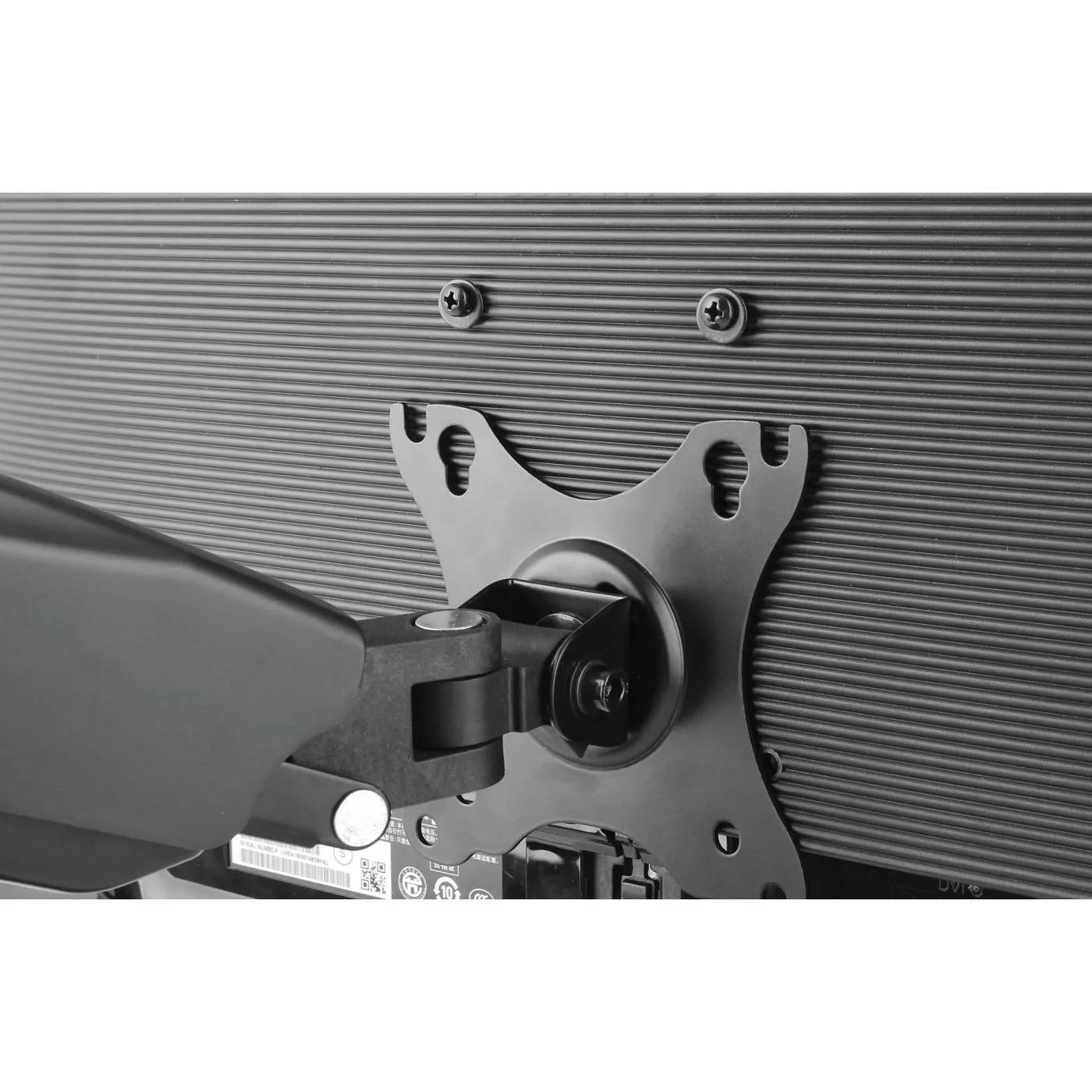 Manhattan Supporto 2 Monitor 17-32" a Gas Nero