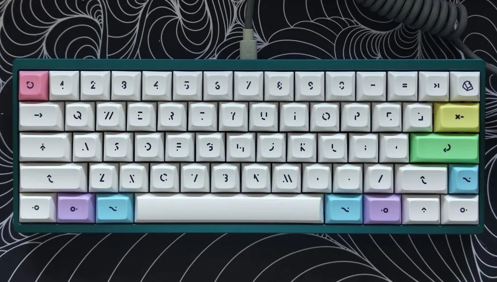 CoffeeKeys Neo60 Core tastiera 60% unibody gasket tri-mode