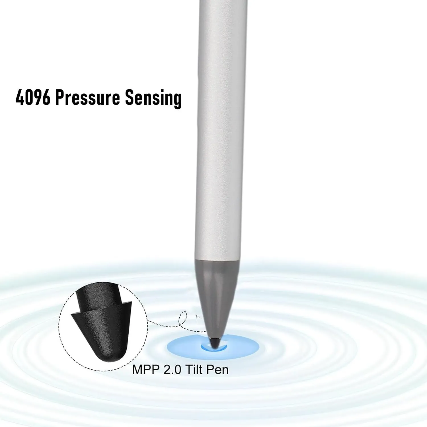 Zunate Penna Stilo MPP 2.0 Magnetica Silver 4096 per Envy X360