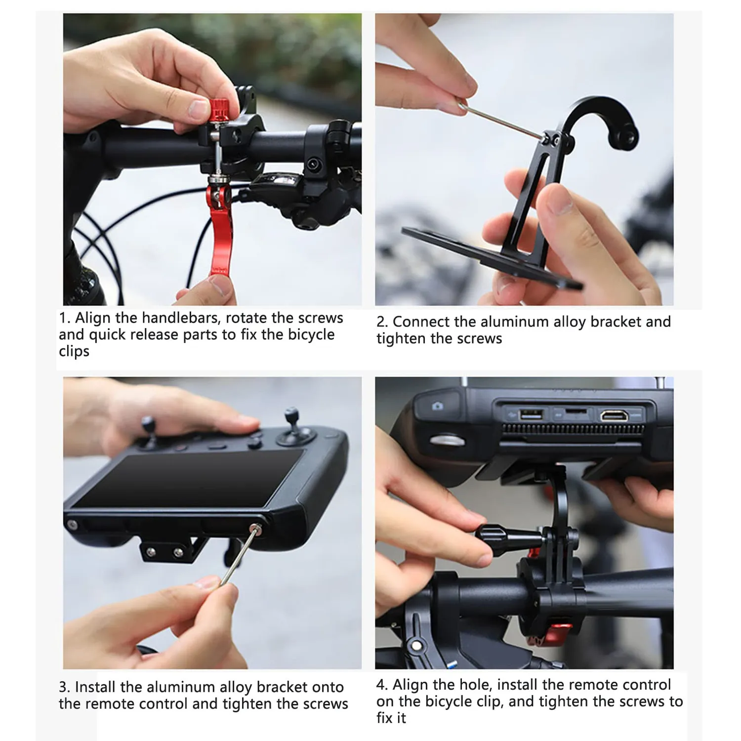 Zunate supporto bici controller RC morsetto manubrio 22-26 mm