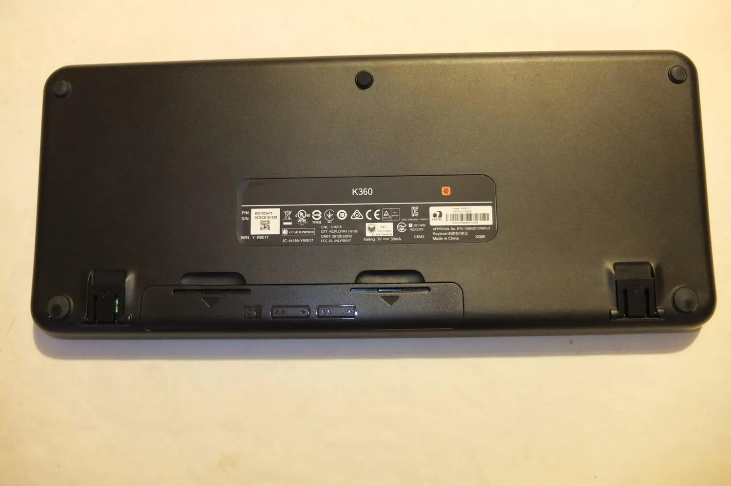 Logitech K360 tastiera wireless ITA QWERTY compatta