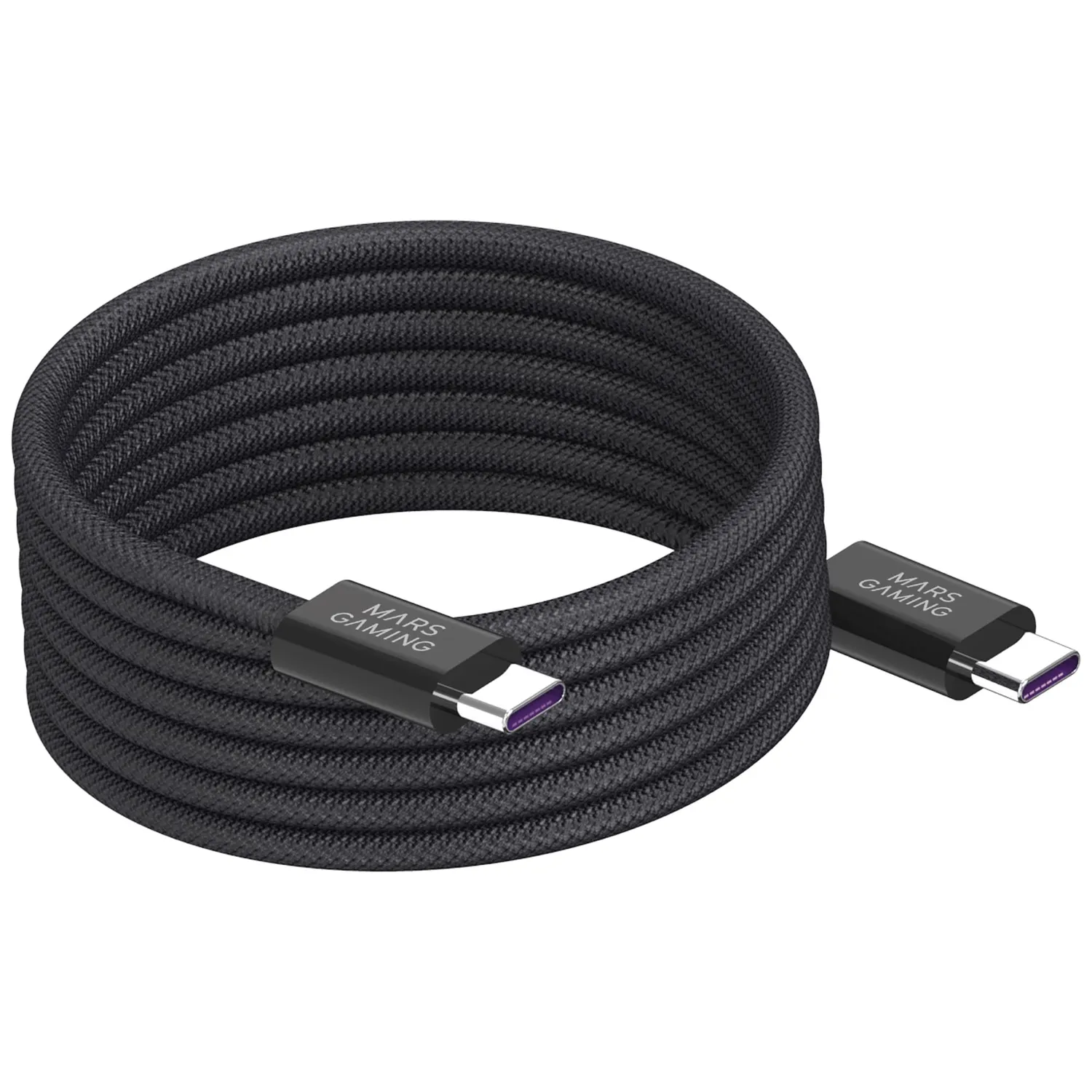 Mars Gaming MCA-100X2 Pack 2 Cavi USB-C 100W Nero
