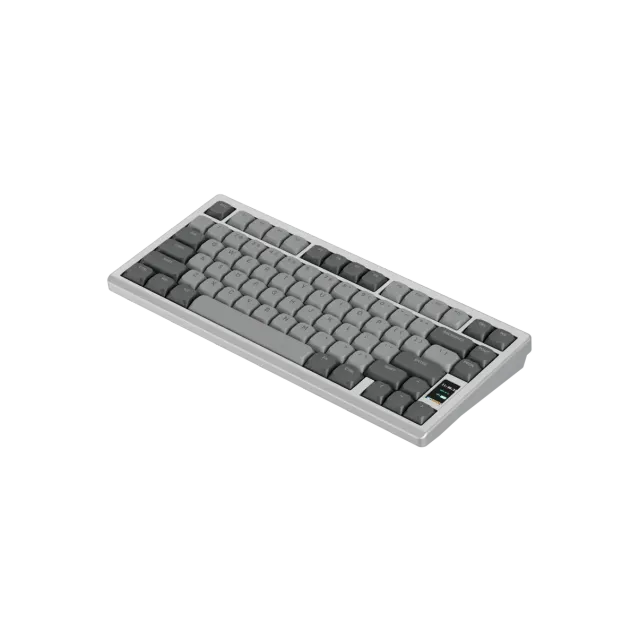 CoffeeKeys ND75 LP Silver Tastiera Low-Profile Alluminio