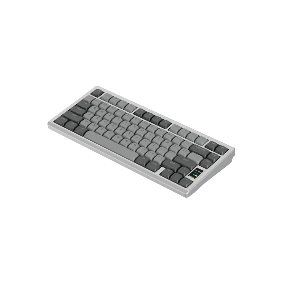 CoffeeKeys ND75 LP Silver Tastiera Low-Profile Alluminio