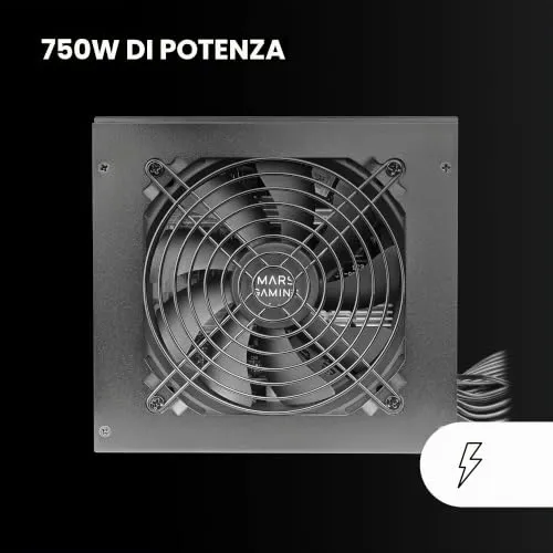 Mars Gaming MPB750S alimentatore ATX 750W nero Bronze