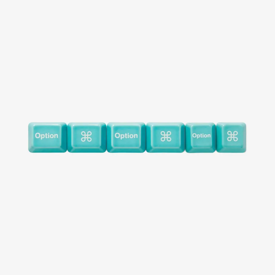 Cerakey E Set Mac keycaps ceramica 8 tasti