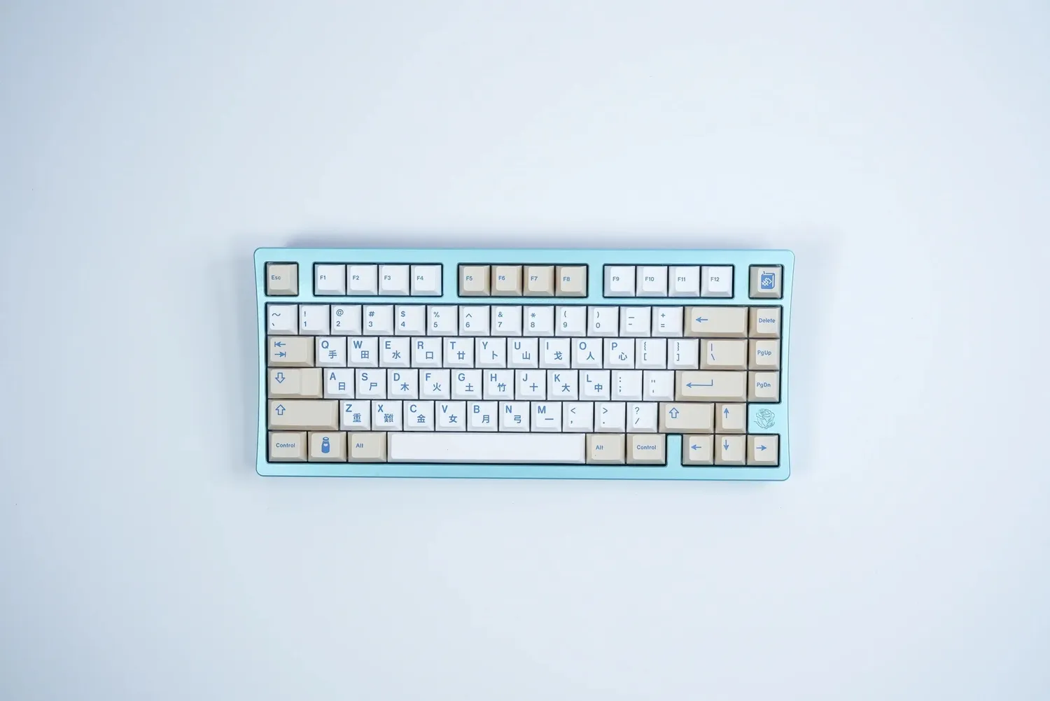 CoffeeKeys Rose75 tastiera 75% PC bicolore WK