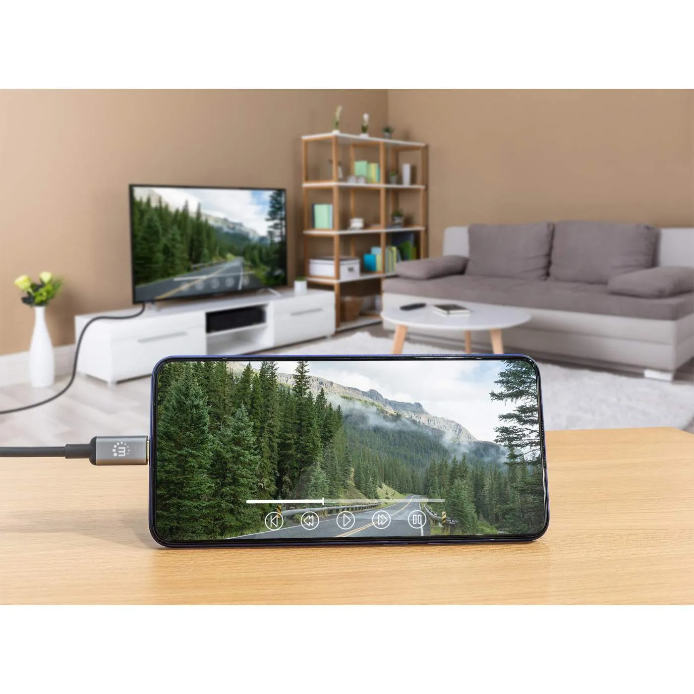 Manhattan Cavo USB-C a HDMI 4K@60Hz 2 m