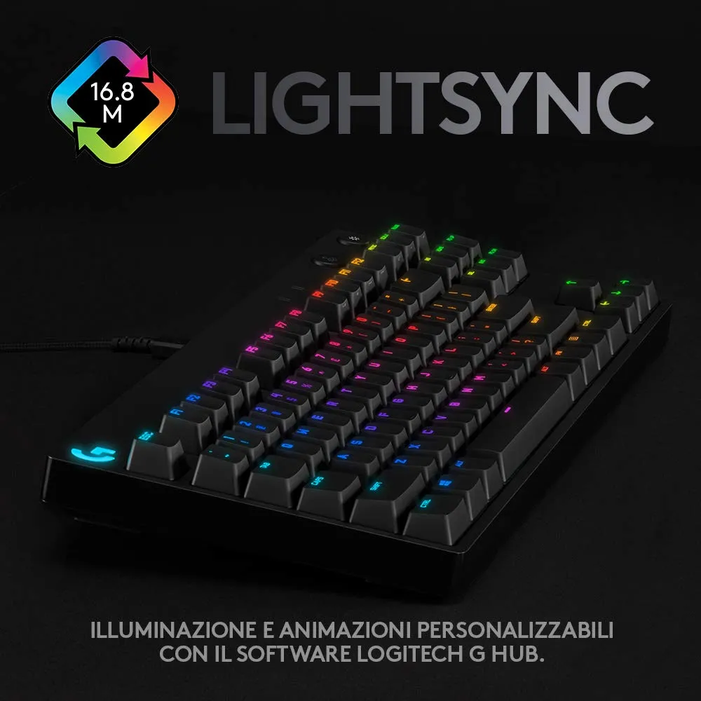 Logitech G PRO TKL tastiera gaming meccanica ITA nero GX Blue