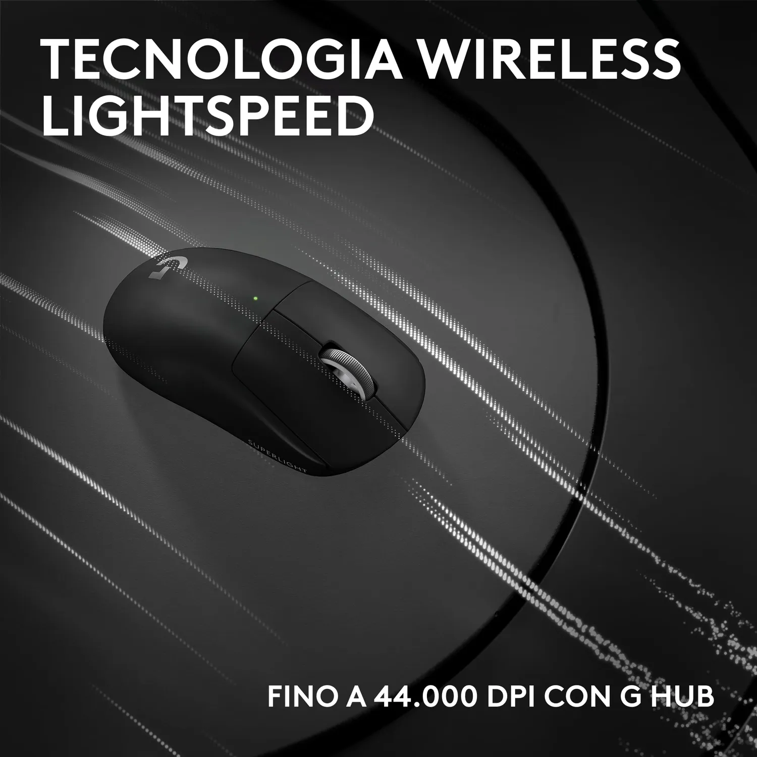 Logitech G PRO X Superlight 2c mouse gaming wireless nero