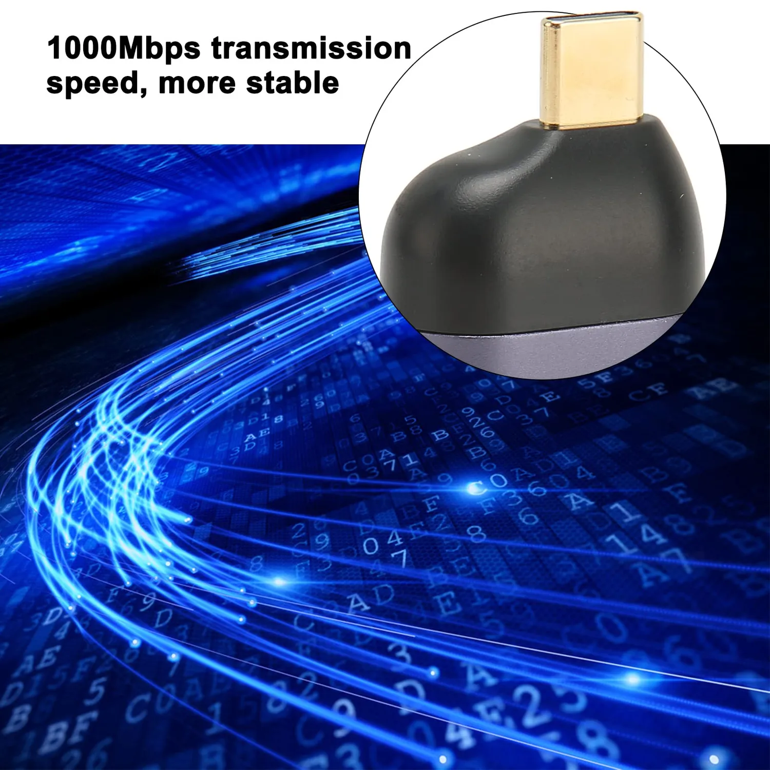 Zunate Adattatore USB-C Ethernet gigabit alluminio