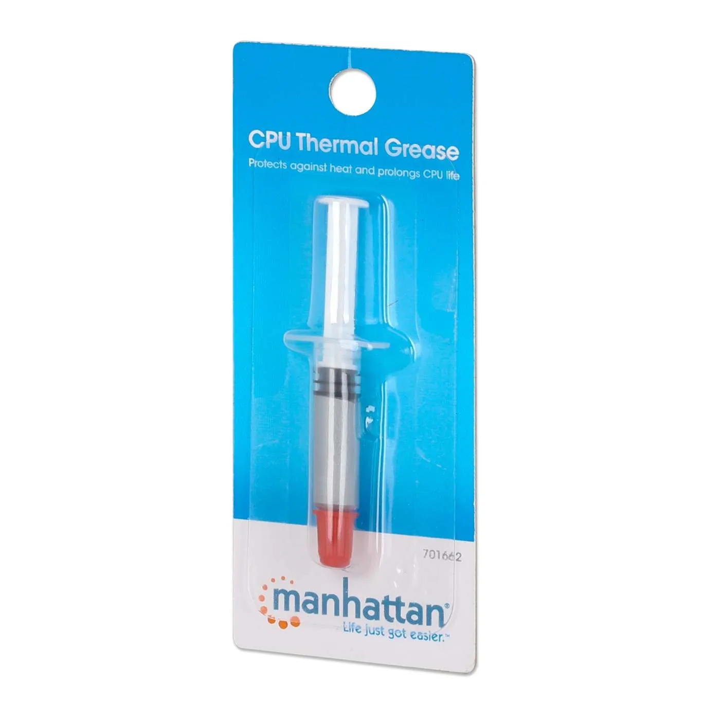 Manhattan CPU Thermal Grease pasta termica siringa senza gallio