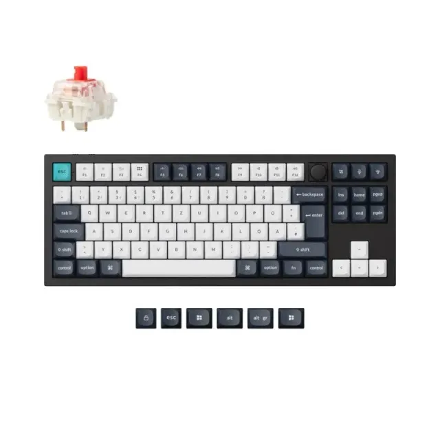 Keychron Q3 Max tastiera meccanica TKL ISO-ITA switch Red