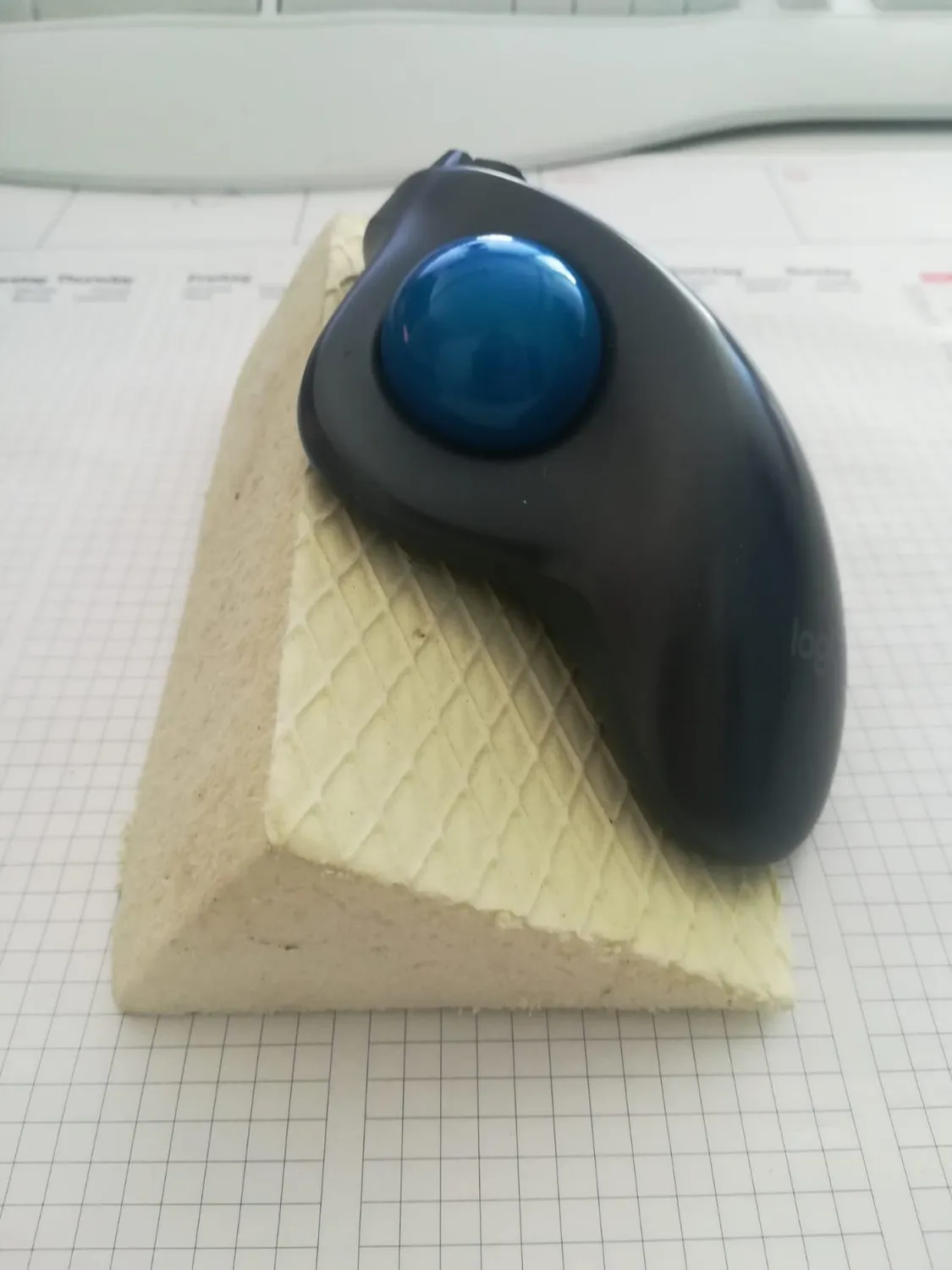 Logitech M570 mouse trackball wireless nero