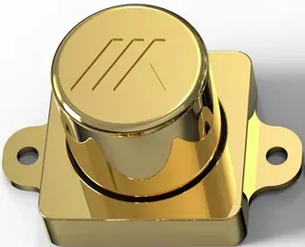 MKC MKC75 manopola ottone PVD Gold logo MKC