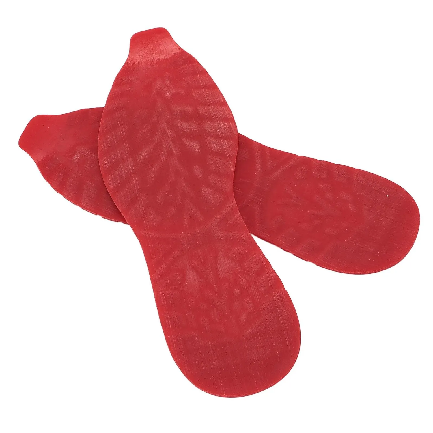 Zunate Suola Antiscivolo Scarpe Gomma Grande Rosso 1 Paio