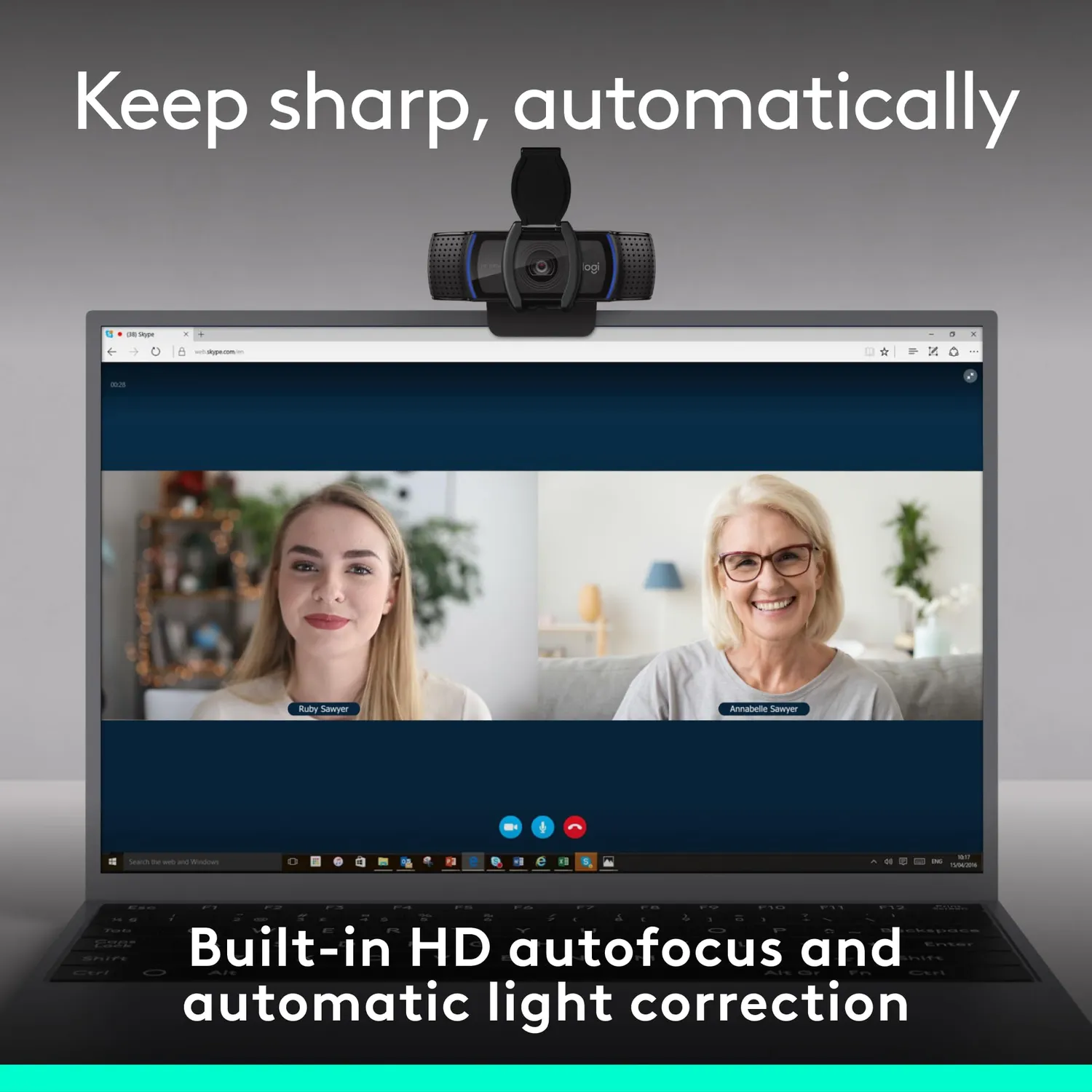 Logitech C920e webcam Full HD 1080p nera autofocus