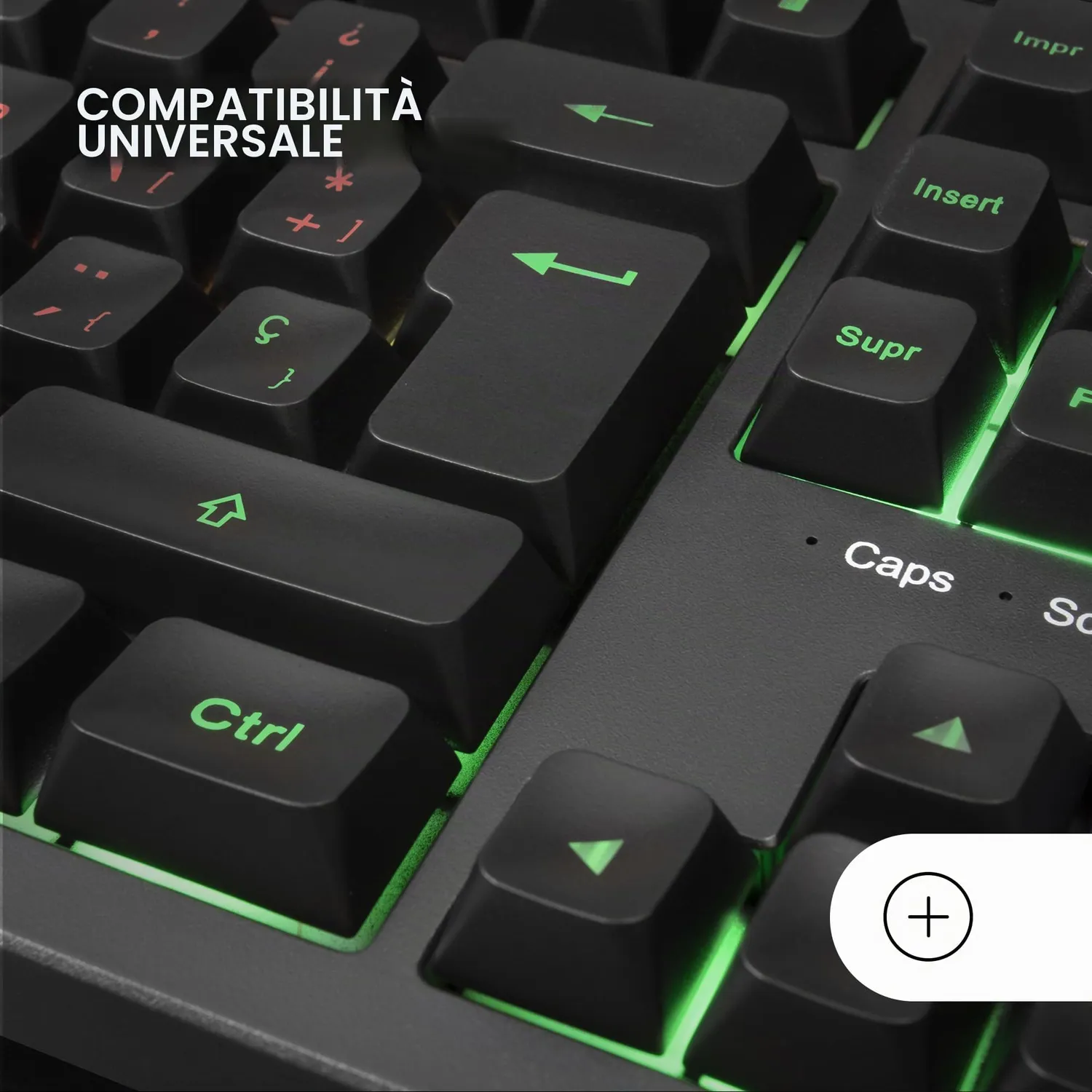 Mars Gaming MK023ES tastiera gaming TKL nera layout spagnolo