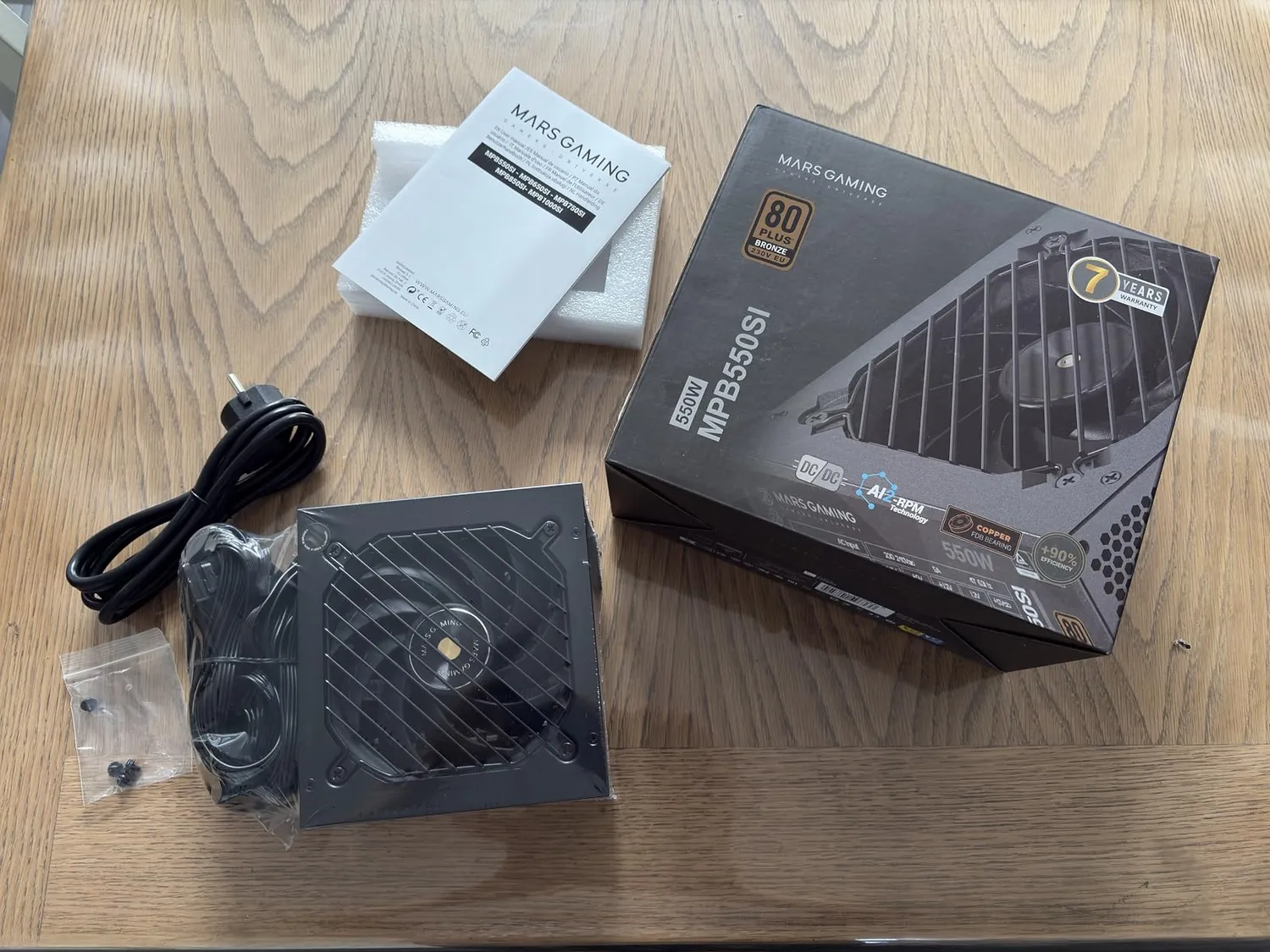 Mars Gaming MPB550SI alimentatore ATX 550W Bronze nero