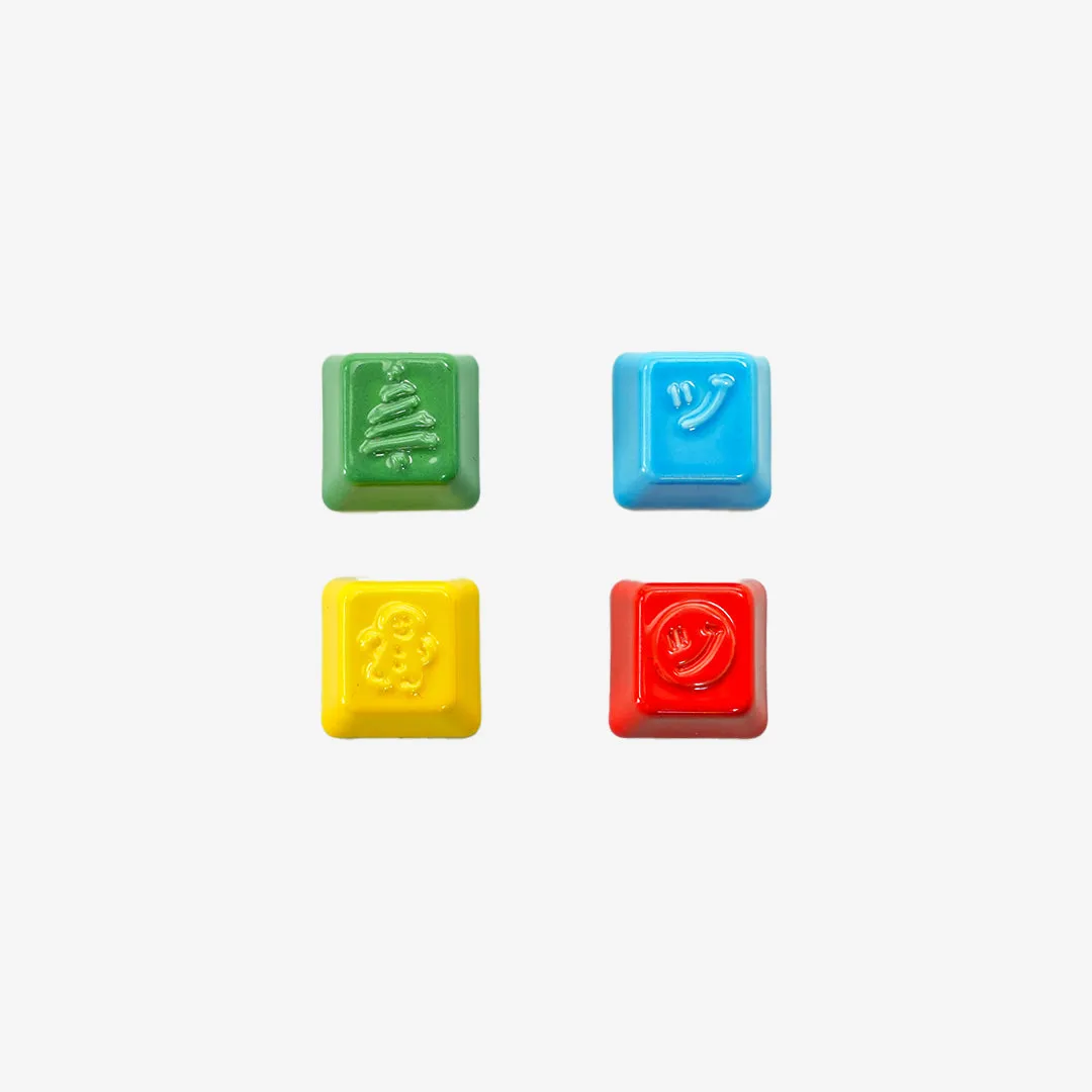 Cerakey Christmas V3 set keycap in ceramica natalizio