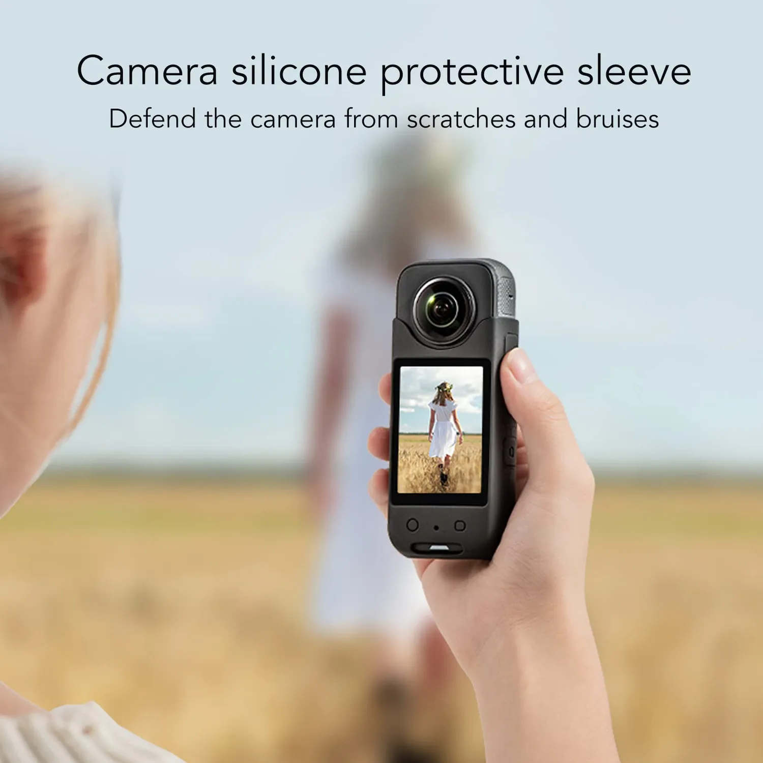 Zunate X3 custodia silicone fotocamera antiurto divisa