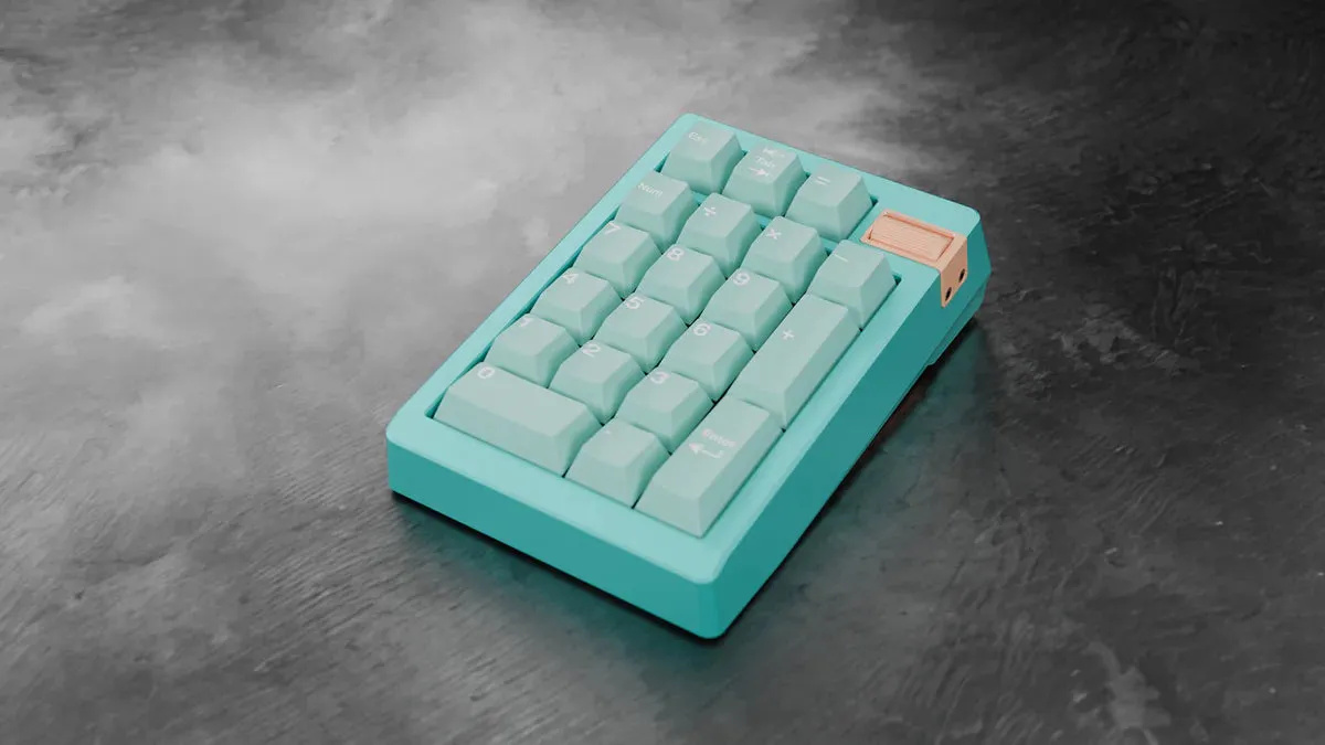 CoffeeKeys Zoompad TIGA tastierino Gunmetal Gray tri-mode