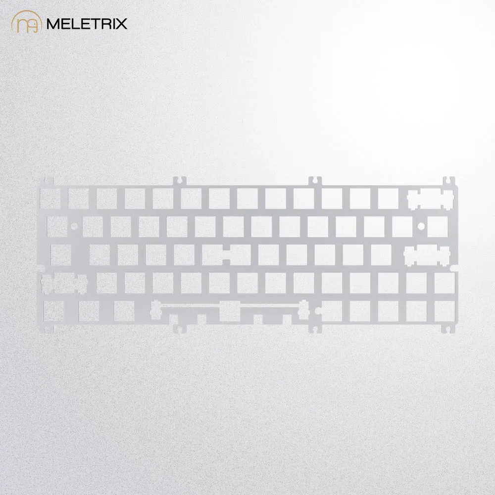 CoffeeKeys Zoom64 piastra alluminio per GH60