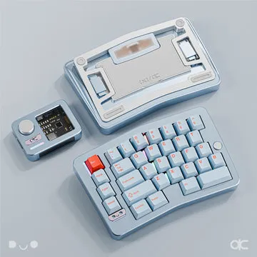 QK Alice Duo tastiera split ergonomica alluminio preordine