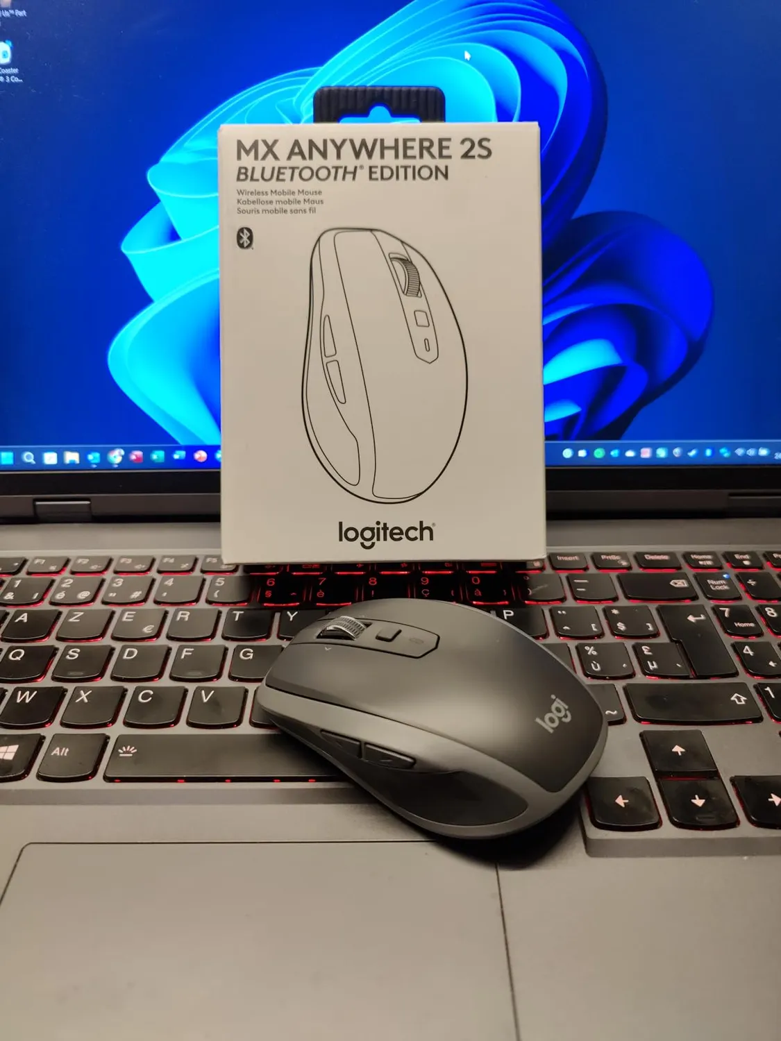 Logitech MX Anywhere 2S mouse wireless Bluetooth Darkfield