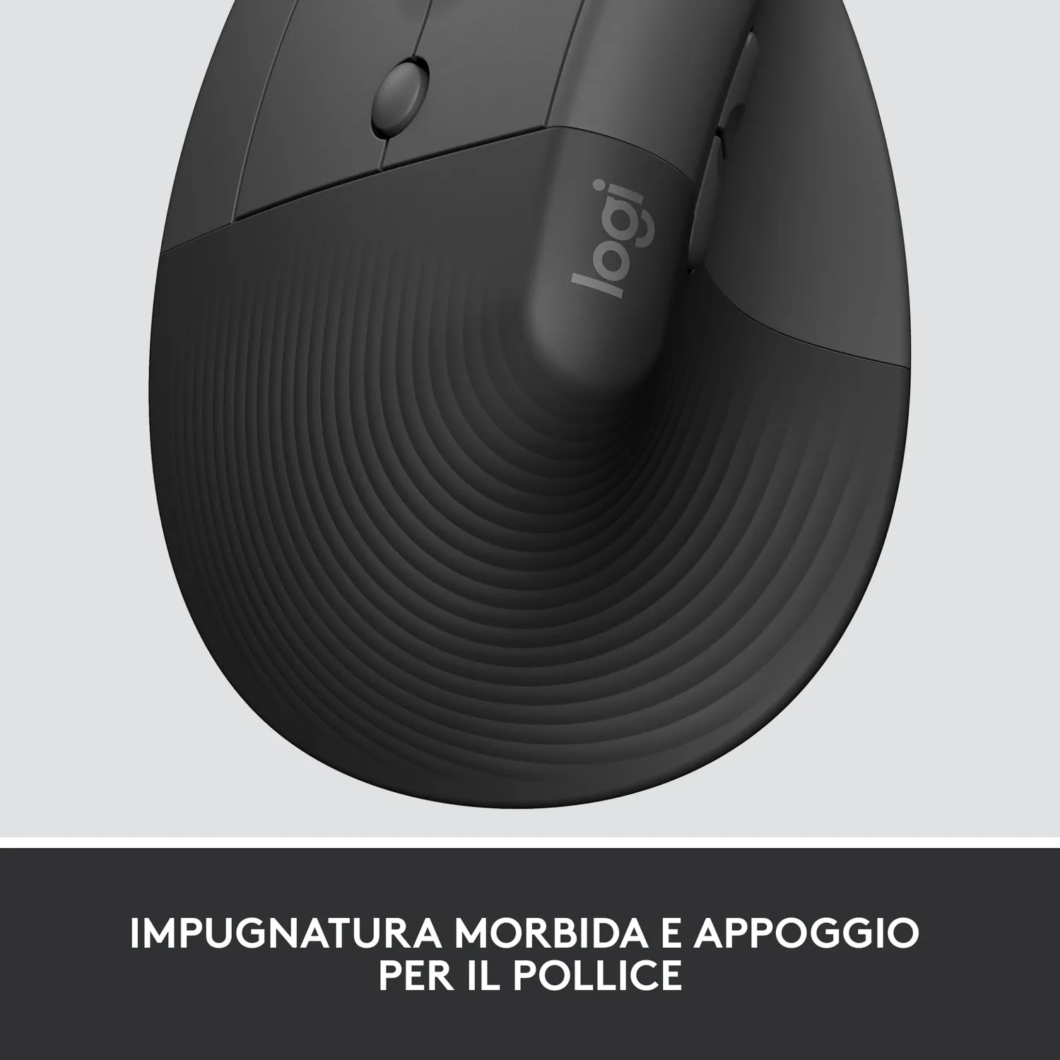 Logitech Lift for Business mouse verticale per mancini