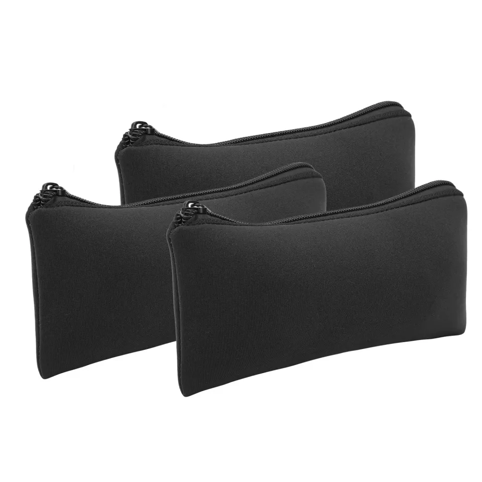 Zunate Astuccio Neoprene Nero 20x10cm Set 3 Pezzi