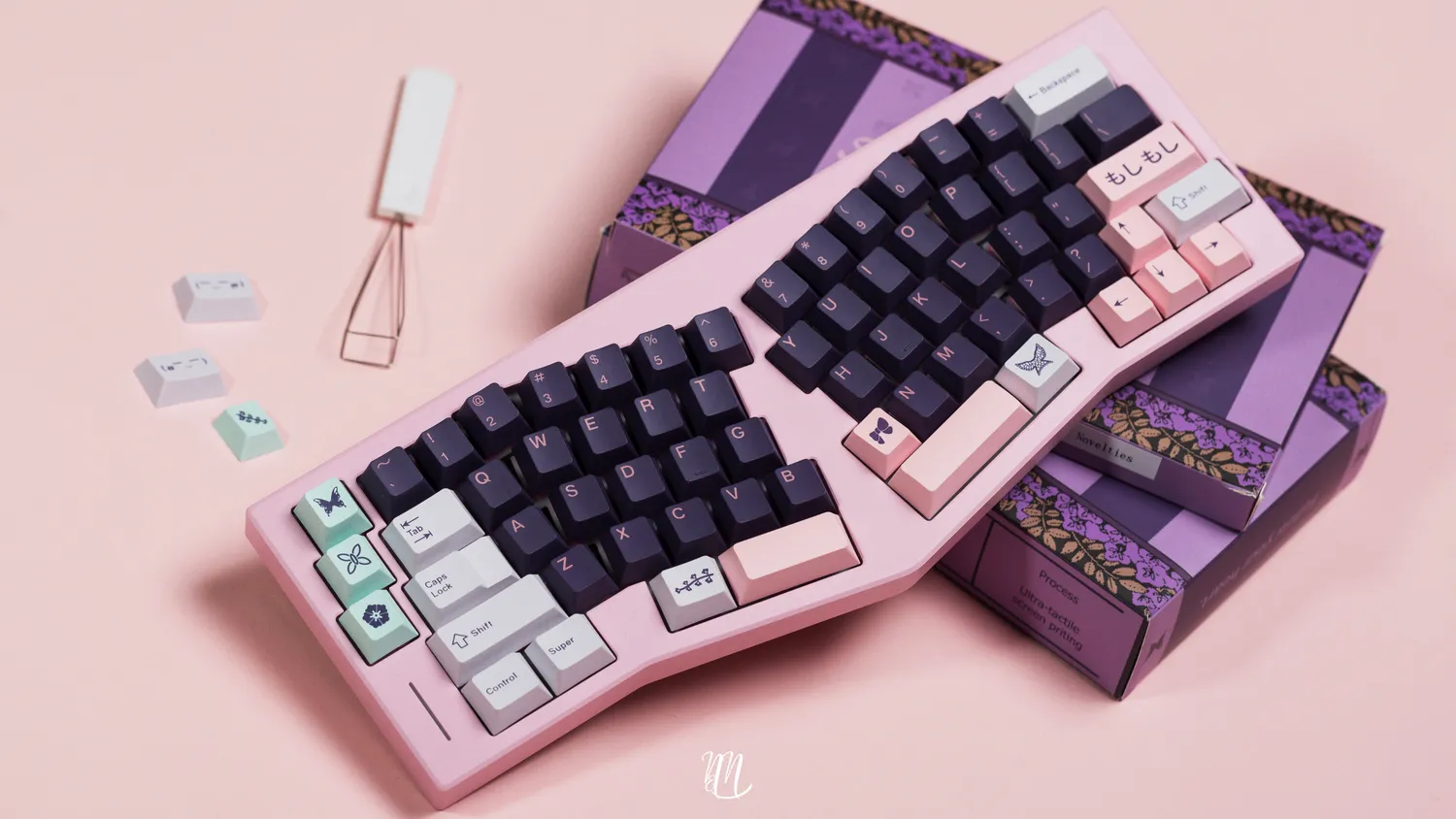KBS Butterfly Girl keycap PBT Cherry Base anime