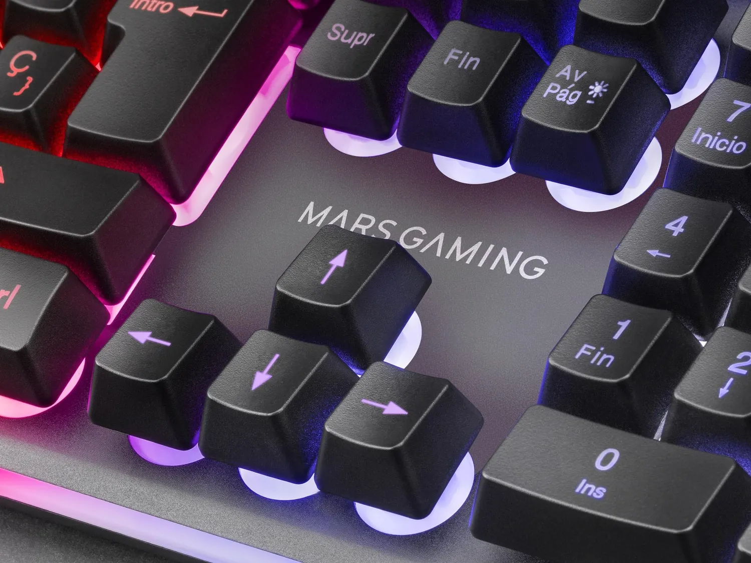 Mars Gaming MCPXBFR combo tastiera mouse tappetino FR nero