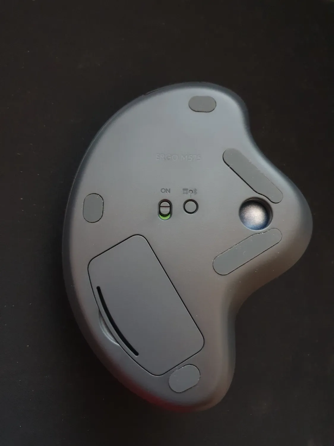 Logitech ERGO M575 Mouse Trackball Wireless Bluetooth Nero