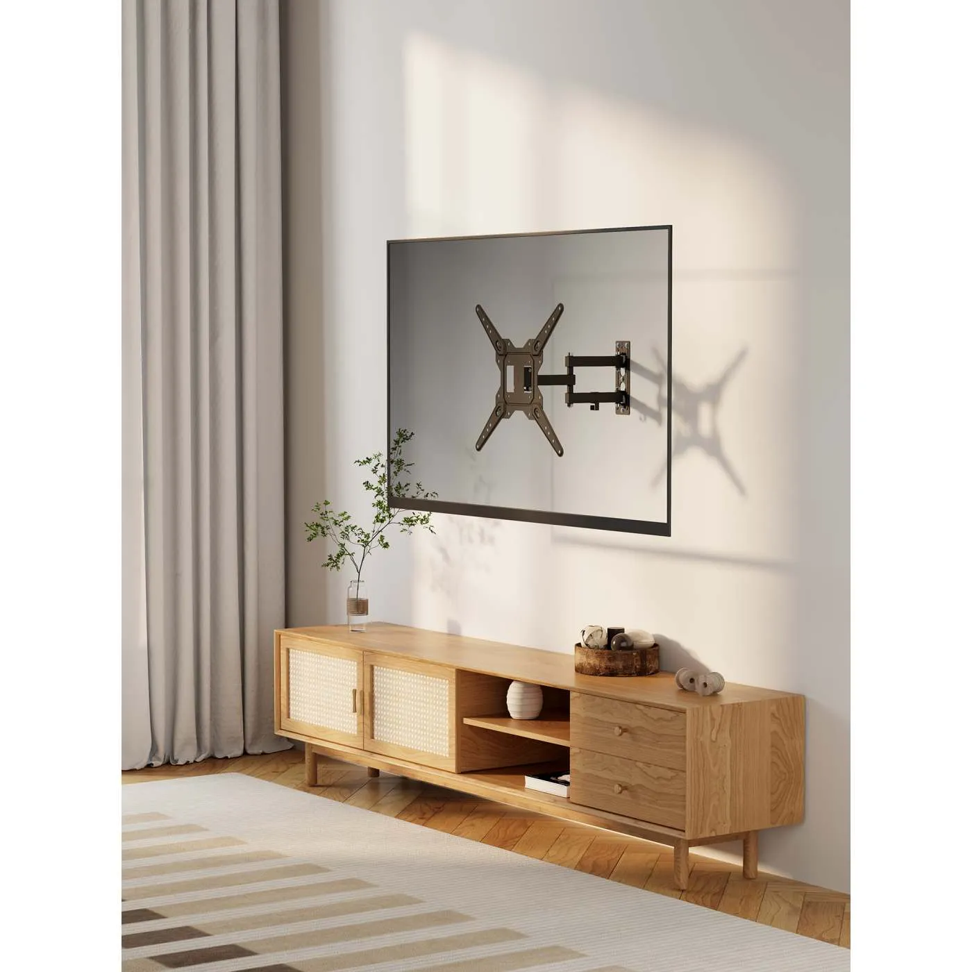 Manhattan supporto TV parete 23-55" full-motion 30 kg