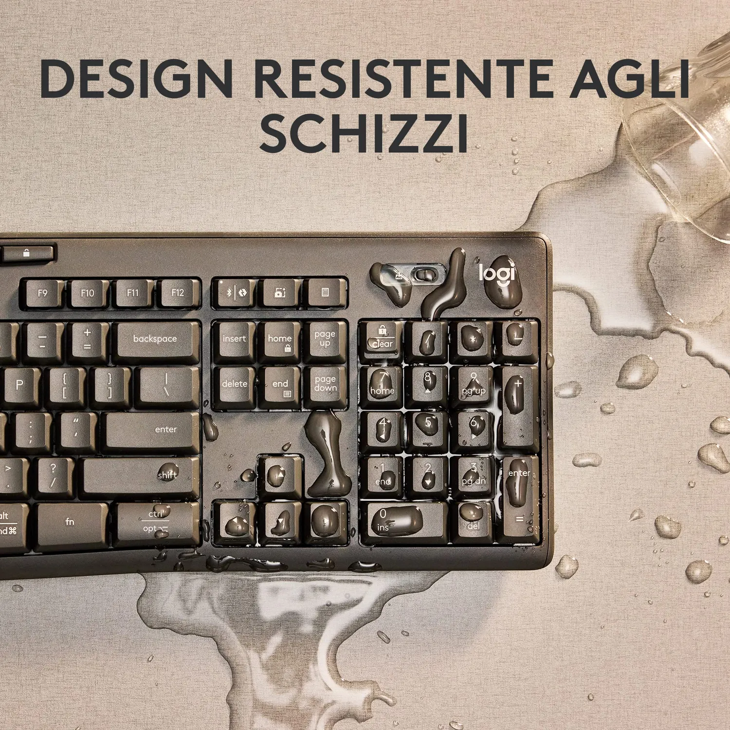 Logitech MK370 Combo tastiera e mouse wireless ITA QWERTY