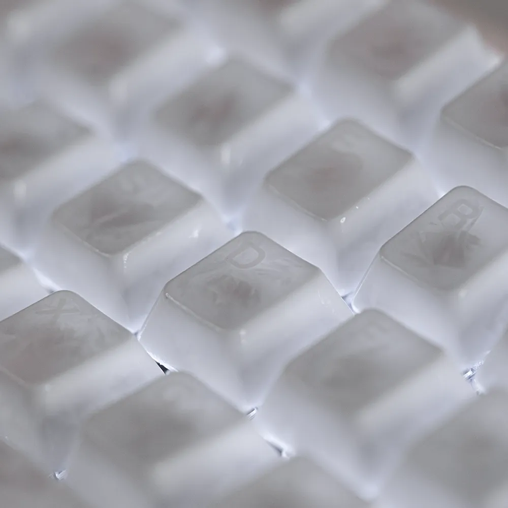 Cerakey V2 set keycap ceramica White Ice Crystal full
