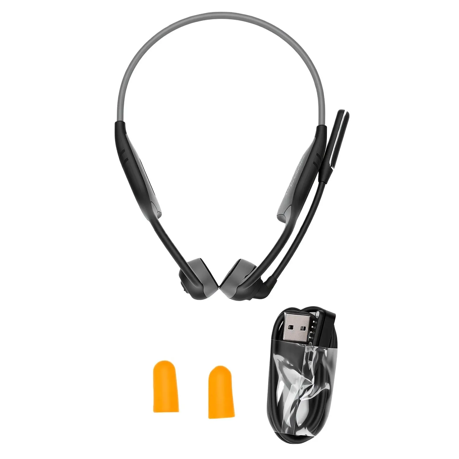 Zunate Cuffie a Conduzione Ossea Bluetooth 5.2 con Microfono