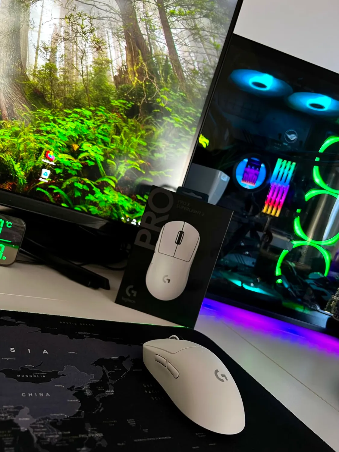 Logitech G Pro X Superlight 2 mouse gaming magenta 8K