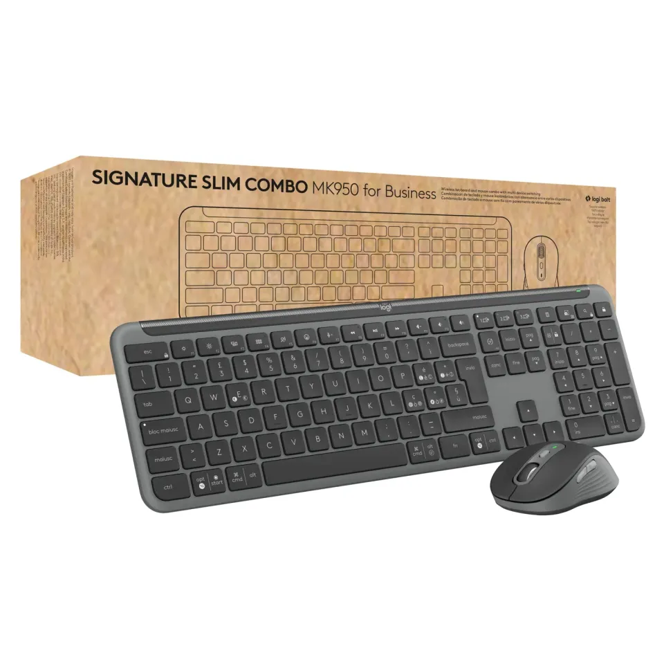 Logitech Signature Slim MK950 kit tastiera+mouse ITA