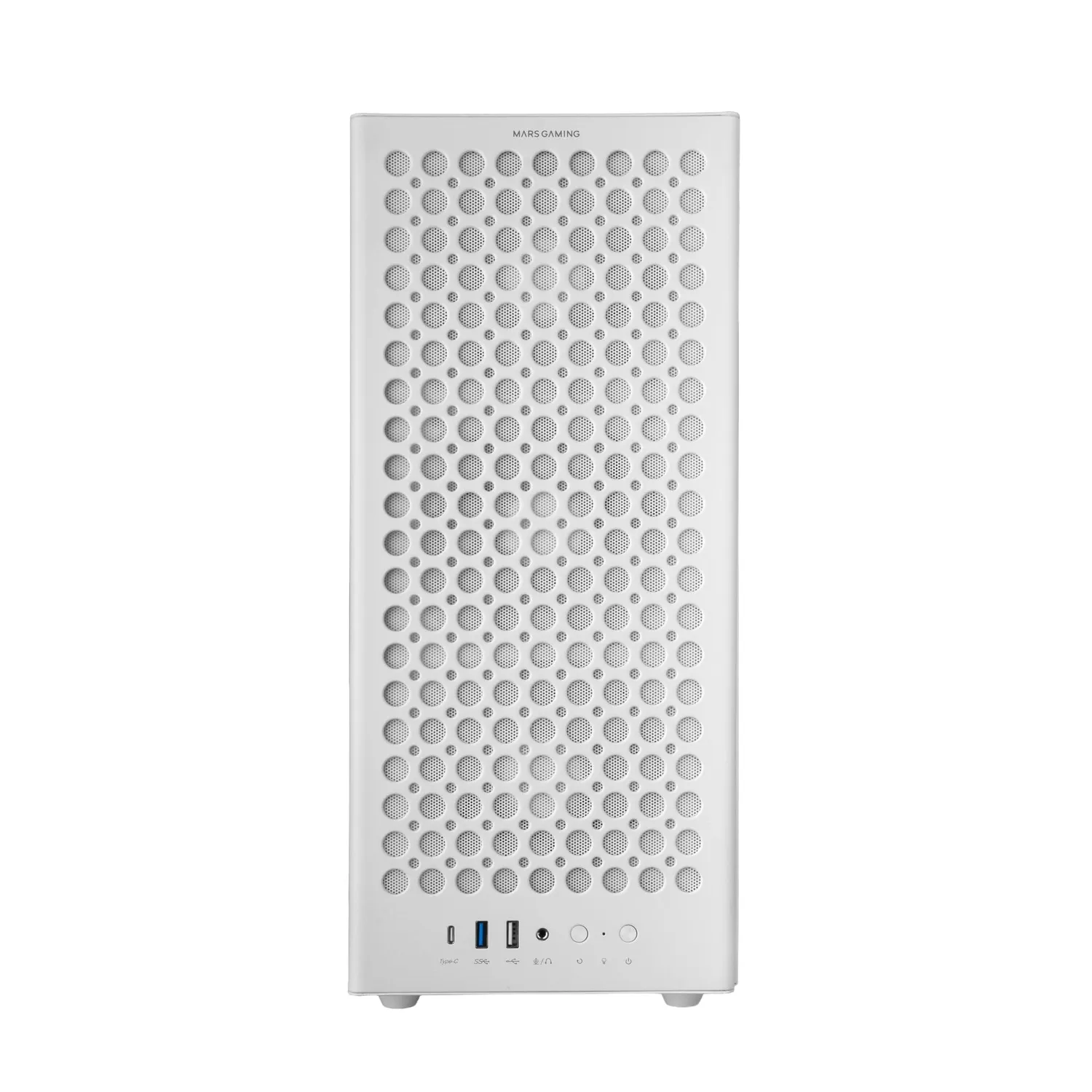 Mars Gaming MC-T800 case ATX bianco vetro 4 ventole